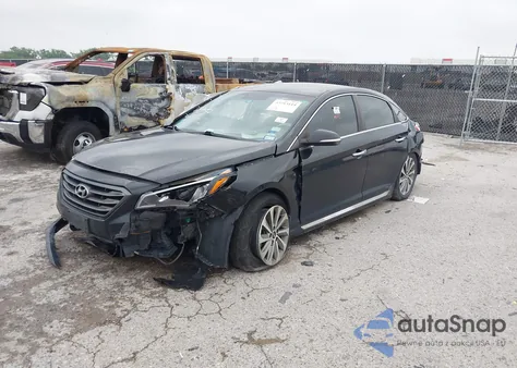 2016 Hyundai Sonata Sport from USA, damaged, VIN 5NPE34AF8GH302236